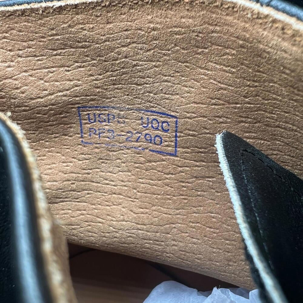 Vintage USPS Work America Postman Boots Men’s Size 11 Black Leather Made in USA - Picture 12 of 12